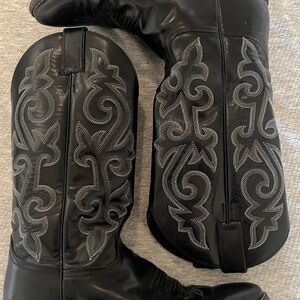 Justin Boots Black Cowboy & Western Boots Men’s size 10.5